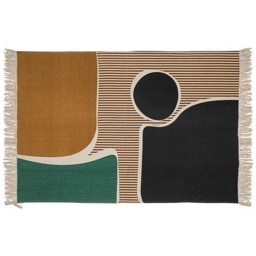 3560232701511 - Teppich Joyful Baumwolle - Ockergelb - 120x170 cm - Atmosphera - Senfgelb