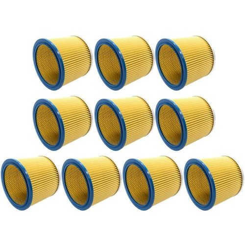 4251970397683 - Trade Shop - 10x Trade-Shop Rund-Filter Lamellenfilter Patrone für Einhell sm 1100 sm 1100 ypl 1250 sm 20 21 30 31 SM-1100 smk 300 E ss 1250 n