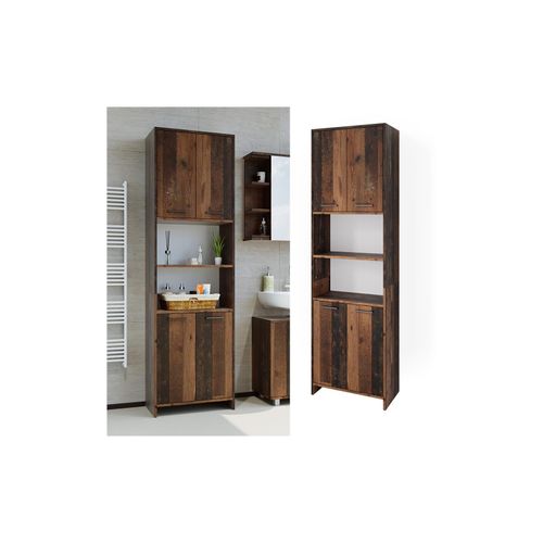 4066731244577 - Badschrank Badezimmerschrank Hochschrank Maris Old Style 56x190 cm modern Aufbewahrungsschrank Badregal Beistellschrank Mehrzweckschrank Doppeltürenschrank 4066731244577 - Badschrank Badezimmerschrank Hochschrank Maris Old Style 56x190 cm modern Aufbewahrungsschrank Badregal Beistellschrank Mehrzweckschrank Doppeltürenschrank