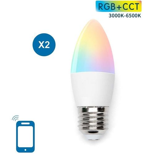 8433325202019 - Aigostar - led glühbirne smart wifi E27 5W rgb alexa google home 2 stück