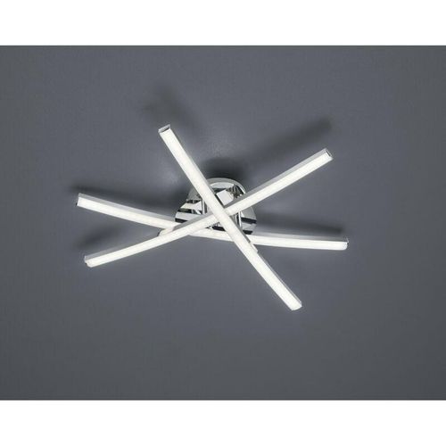 8055303625582 - Iperbriko - Moderne Deckenleuchte Capella 3 Stangen Led Chrom Ø50 cm Trio Lighting