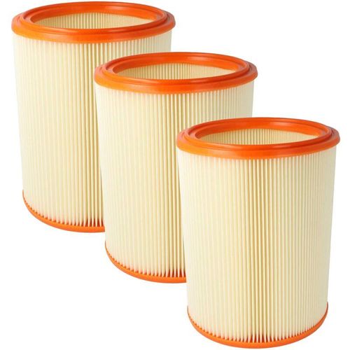 4068201316791 - vhbw 3x Lamellenfilter kompatibel mit Nilfisk Attix 50-21 PC Clean Room 50-21 XC 50-2H PC   XC 50-21 PC   EC 50-2M PC Handstaubsauger