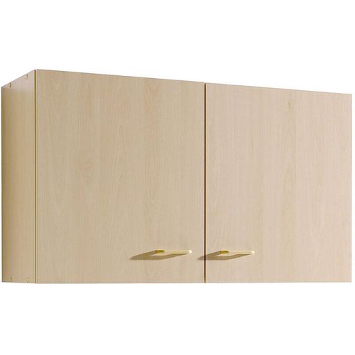 4251581543196 - Lomadox - Küchen-Hängeschrank 2-türig SALERNO-03 Buche Dekor Breite 100 cm