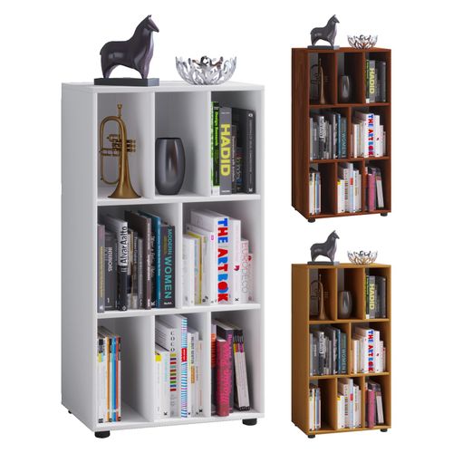 4051814364426 - Holz Kommode Sideboard mit praktischen Fachbodeneinteilung Schallplattenregal Maße ca H 114 x B 60 x T 40 cm - Woltino 4051814364426 - Holz Kommode Sideboard mit praktischen Fachbodeneinteilung Schallplattenregal Maße ca H 114 x B 60 x T 40 cm - Woltino