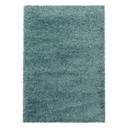 4058819096666 - Hochflor-Teppich AYYILDIZ TEPPICHE SYDNEY 3000 Teppiche Gr B L 240 cm x 340 cm 50 mm 1 St blau (aquablau) Esszimmerteppiche Wohnzimmer