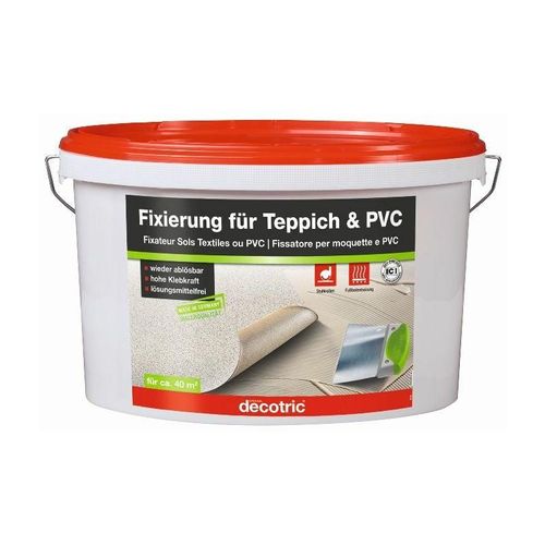 4007955022046 - Fixierung für Teppich und pvc 10 kg Teppich- & PVC-Kleber - Decotric