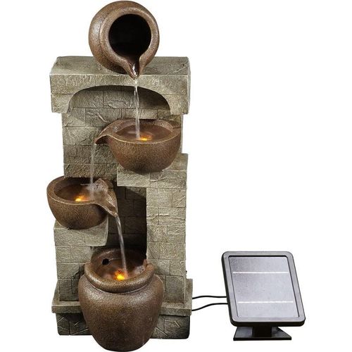 0810014815701 - Garden & Outdoor Solarbetriebenes Wasserspiel mit Lichtern kaskadierendem Springbrunnen 4-stöckigem Topf Indoor-Wasserfall-Dekoration und 0810014815701 - Garden & Outdoor Solarbetriebenes Wasserspiel mit Lichtern kaskadierendem Springbrunnen 4-stöckigem Topf Indoor-Wasserfall-Dekoration und