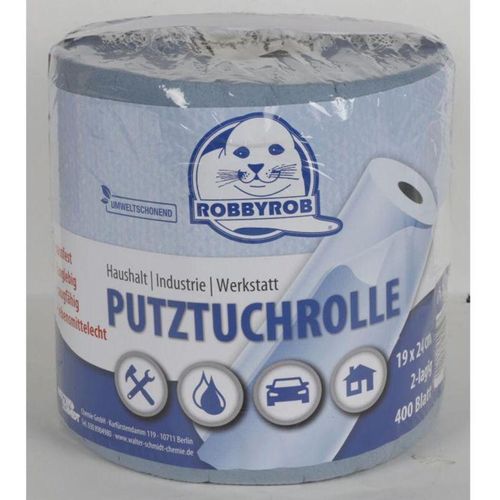 4001068600597 - - 6x 400 Blatt XXL-Putztuchrolle Papiertücher Einweg Küchenrolle 19x24cm