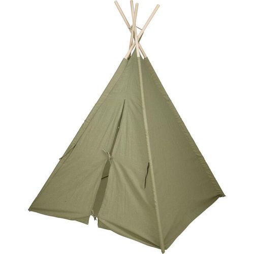 8720573377195 - Home Styling - Tipi-Zelt Militärgrün 103 x 103 x 160 cm