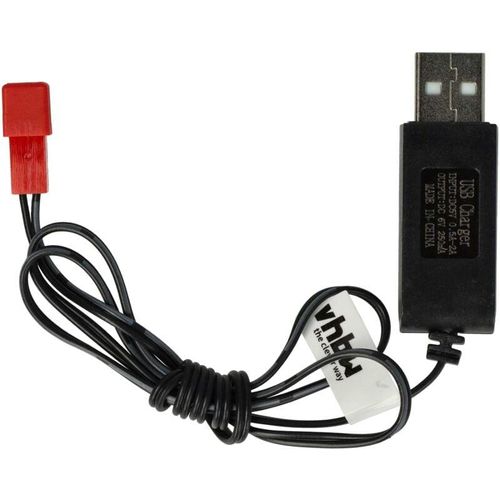 4065705698491 - Vhbw - USB-Ladekabel für RC-Akkus mit JST-Anschluss RC-Modellbau Akkupacks - 60 cm 6 v