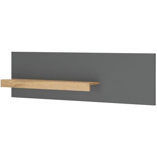 4066075142492 - Lomadox - Wandpaneel 140cm breit anthrazit mit Eiche CRISP-61 - anthrazit