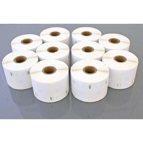 4068201490354 - Vhbw - Set 10x Etiketten-Rolle 57mm x 32mm (1000 Etiketten) kompatibel mit Dymo LabelWriter 400 Turbo EL40 EL60 Etiketten-Drucker