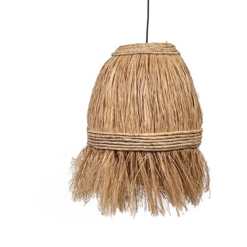 8435700828241 - Fijalo - Metalltischlampe sop in Rattan Shell 30x15x30 cm Verankerungssystem Ouipour alle Stile um zu Hause eine Note zu verleihen