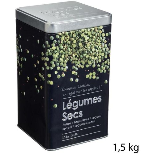 3560238920343 - Gemüsebox 1 -5kg black edition schwarz metall - Trockengemüse - 5five