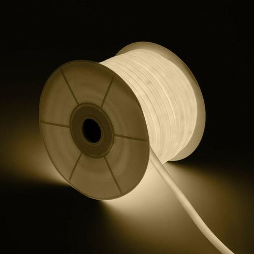 8445044096633 - LED-Neonstreifenrolle 220V AC 120 LED m 50 m Rund 360 Neutrales Weiss IP67 nach Mass Schnitt alle 100 cm Neutrales Weiß270º50 m