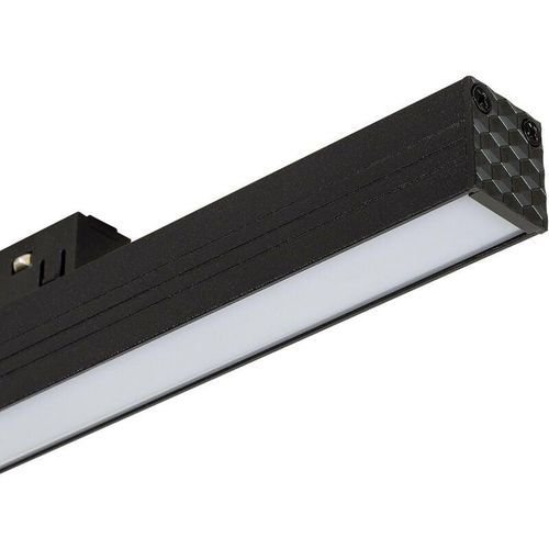 8445044064076 - Ledkia - LED-Linearstrahler für 1-Phasenmagnetschiene 15W Opal 20mm 48V CRI90 UGR16 Warmes Weiß 3000K 120º22 mm