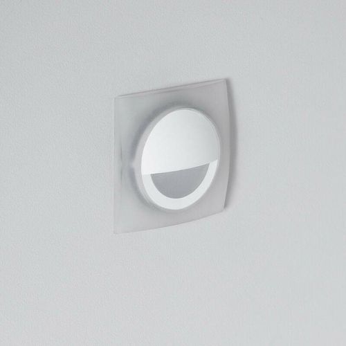 8445044046843 - LED-Wandleuchte Aussen 3W Einbau Quadratisch Weiss Occulare WarmweißWarmweiß 2700K Weiß