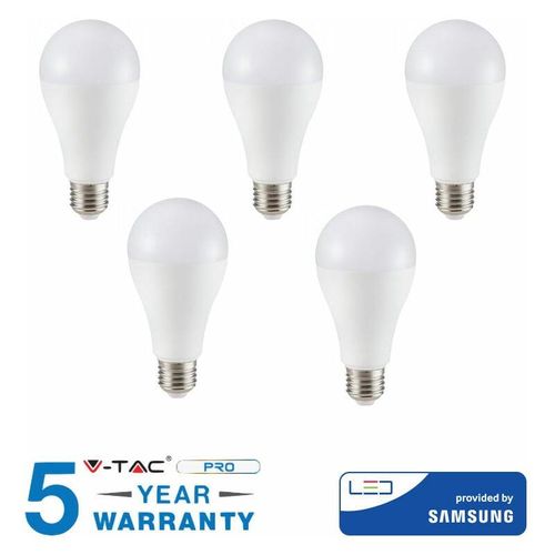 0604220597359 - Vtac - led glühbirnen 15 w E27 v-tac samsung natürlich warmweiss kalt 5 stück