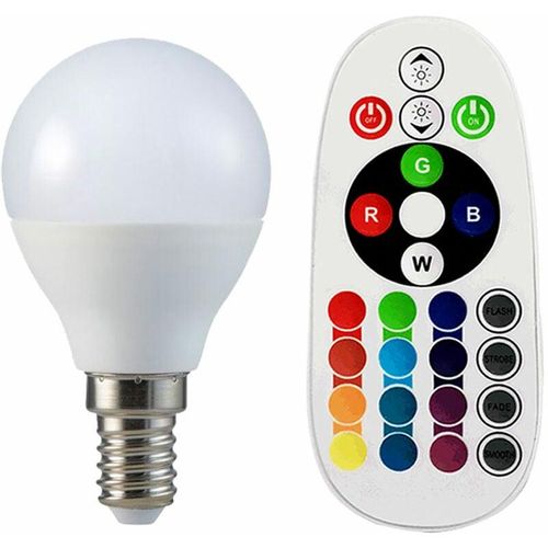 3800157646789 - V-tac - rgb led E14 Leuchtmittel 48 Watt Birne Fernbedienung 470 Lumen Farbwechsel Lampe dimmbar 3000 Kelvin 3800157646789 - V-tac - rgb led E14 Leuchtmittel 48 Watt Birne Fernbedienung 470 Lumen Farbwechsel Lampe dimmbar 3000 Kelvin