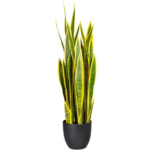 4064118971245 - Künstliche Zimmerpflanze CREATIV GREEN Sanseveria Kunstpflanzen Gr B H 165 cm x 90 cm 1 St grün (grüngelb) Künstliche Zimmerpflanzen