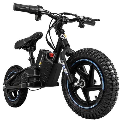 4056551237101 - Elektro-Laufrad 12 Zoll Kinder-Balance-Bike m 250 Watt Scheibenbremsen 3 Geschwindigkeitsstufen (Blau)