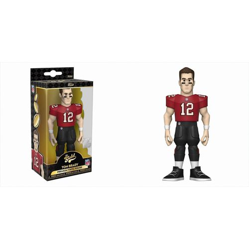 0889698572873 - NFL - Tom Brady Gold Vinyl Figur 13 cm