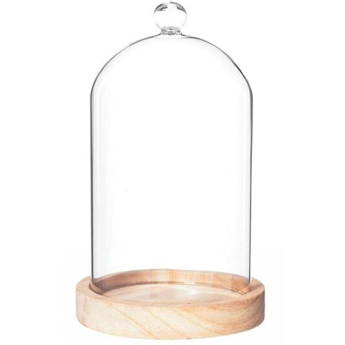 3560238911044 - Atmosphera - Glocke - Glas und Holz - H19 cm créateur dintérieur