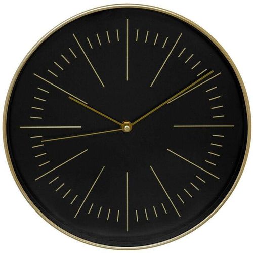 3560232559372 - Mobilibrico - Wanduhr für Wohnzimmer modern edith schwarz ø 30 cm