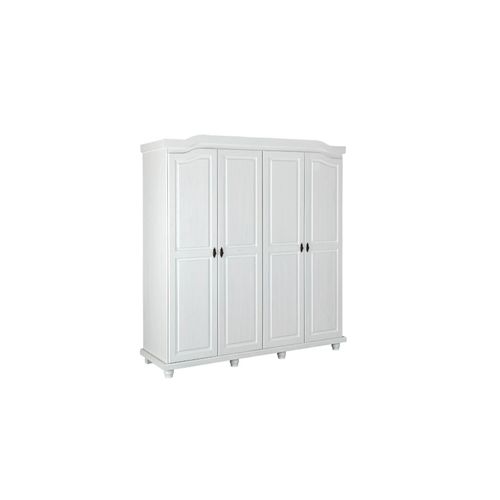 4010340291200 - Inter Link Kleiderschrank Isny 4-türig FSC®-zertifizierte Kiefer weiß 4010340291200 - Inter Link Kleiderschrank Isny 4-türig FSC®-zertifizierte Kiefer weiß