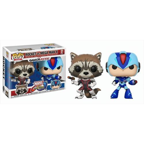 0889698227735 - Funko Pop - Marvel vs Capcom - Rocket & Mega Man X 0889698227735 - Funko Pop - Marvel vs Capcom - Rocket & Mega Man X
