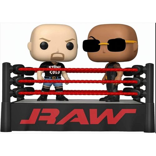 0889698546614 - POP - WWE -The Rock vs Stone Cold wWrestling Ring 0889698546614 - POP - WWE -The Rock vs Stone Cold wWrestling Ring