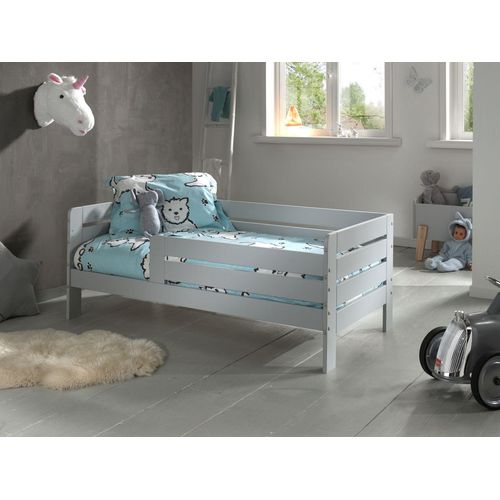 5420070237154 - VIPACK - Juniorbett mit Liegefläche 70 x 140 cm Umrandung mit waagerechten Paneelen Ausf MDF hell