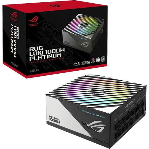 4711081721901 - 0 ASUS ROG Loki SFX-L 1000W Platinum (Vollmodulares Netzteil 80+ Platinum 120mm PWM ARGB Lüfter Aura Sync ATX 30 Komp