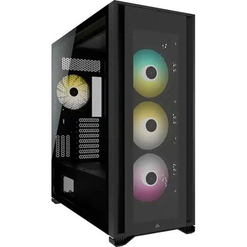 0840006639435 - CORSAIR PC-Gehäuse iCUE 7000X RGB Computergehäuse schwarz Computer-Gehäuse