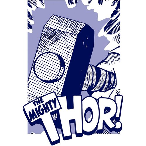 4055065177774 - Wandbild »Thor Mjölnir« (1 St) Deutsches Premium-Poster Fotopapier mit seidenmatter Oberfläche und hoher Lichtbeständigkeit Für fotorealistische Drucke mit gestochen scharfen Details und hervorragender Farbbrillanz