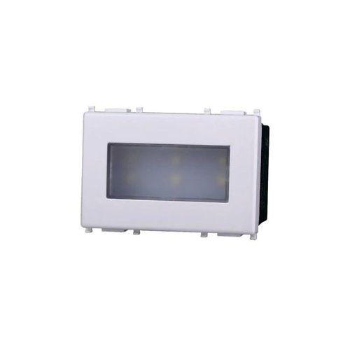 8059692404759 - Ettroit - 24W LED-Stufeneinbauleuchte 220V Warmweiß 3000K kompatibel mit Vimar Plana weiß Farbe EV0323 - Weiß