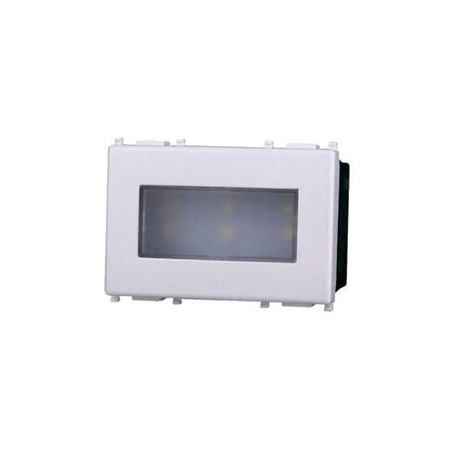 8059692404742 - Ettroit - 24W LED-Stufeneinbauleuchte 220V Kaltweiß 6000K kompatibel mit Vimar Plana weiß Farbe EV0303 - Weiß