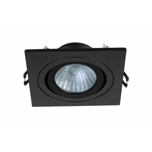 5020024519116 - Forum Lighting - Forum Cali Quadratisches kippbares Einbau-Downlight mattschwarz IP65