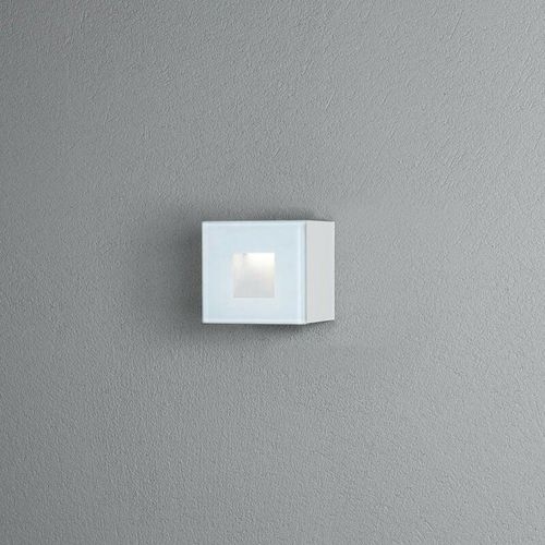 7318307864250 - Konstsmide Lighting - Konstsmide Chieri Außeneffekt kleine quadratische Leuchte 15 w Hochleistungs-LED weiß IP54