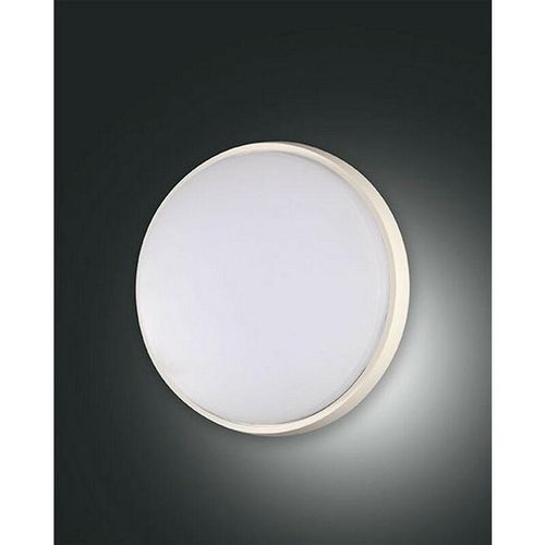 8019282076797 - 3315-61-102 Olly led Deckenleuchte ø 24cm 2300lm Deckenlampe Weiß - Weiß Satin - Fabas Luce