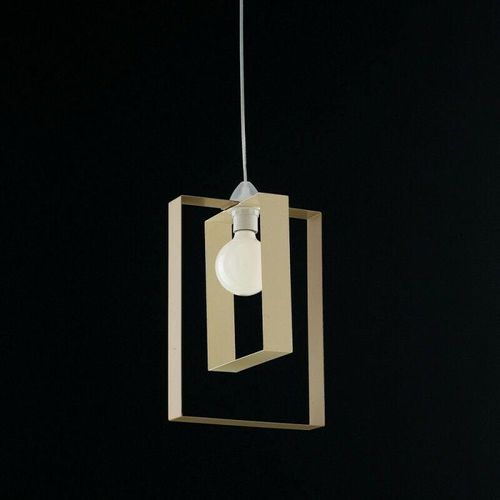 8050713212056 - Bonetti Illumina - Moderner Pendelleuchter in Taubengrau Elfenbein Eisen 25xh40 cm