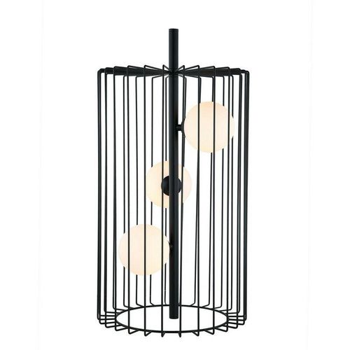 5902854530083 - Hayden - Moderne Tischlampe Black 3 Light mit schwarzem weißem Schirm G9 - Italux