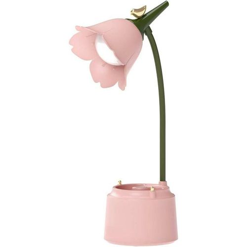 9075289919078 - Kinsi - LED-Schreibtischlampe für Kinder usb Leselampe mit einstellbarem Licht und Touch-Sensor (Pink)