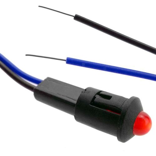 8434185527779 - Cablemarkt - 8 mm rote 220 vac LED-Kontrollleuchte