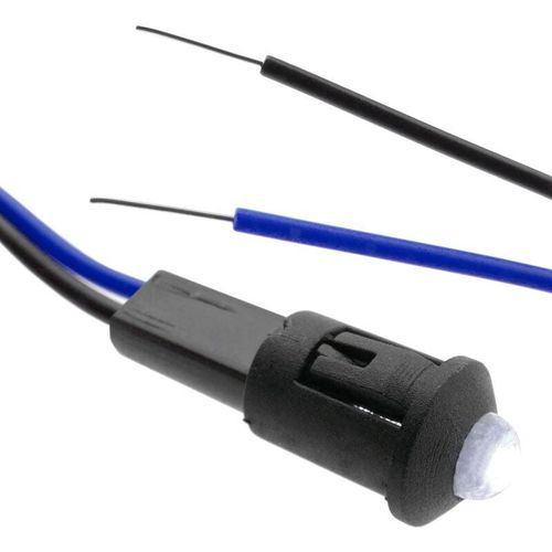 8434185527755 - Cablemarkt - 8 mm weiße 220 vac LED-Kontrollleuchte