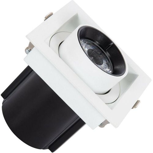 8445044066841 - Ledkia - LED-Strahler Ausrichtbar Sanaqi 12W Eckiger Ausschnitt 75x75 mm lifud Warmes Weiß 3000K 36º90 mm