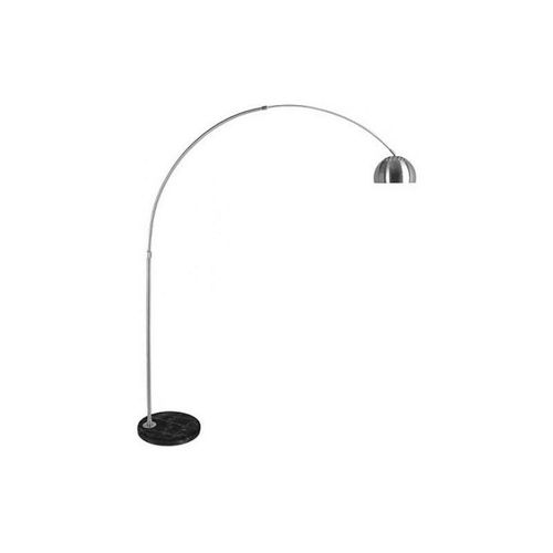 5056665744556 - Privatefloor - Stehlampe mit Marmorsockel - Wohnzimmerlampe - Bouw Schwarz - Marmor Rostfreier Stahl Metall - Schwarz