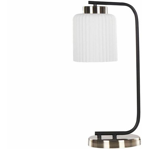 4255664841896 - Beliani - Tischlampe Schwarz   Messingfarben aus Metall Glas Modern Elegant für Wohnzimmer Schlafzimmer Flur - Schwarz