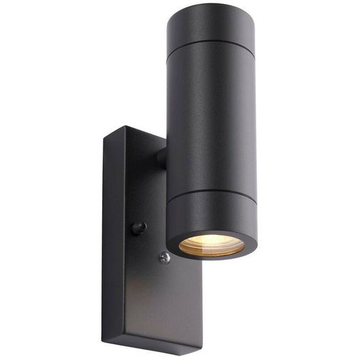 5017588784159 - Saxby Lighting - Saxby Palin Outdoor Up Down Wandleuchte 2 Licht Anthrazitgrau IP44