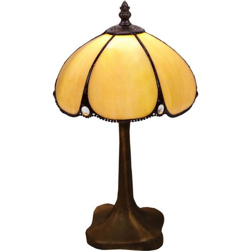 8435763149819 - Fijalo - Tiffany Tischlampe mit Museum D-40 cm Serienbaumfußbirne nicht enthalten die Baugruppe erforderte Nein